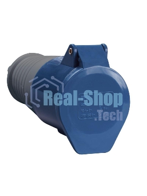 Розетка Iek PSR21-016-3 213 переносная 2Р + РЕ 16А 220В IP44 ИЭК