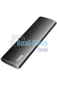 Внешний SSD Netac Z SLIM, 250 Gb, USB 3.2 Gen 2 Type-C, R/W 550/480, черный
