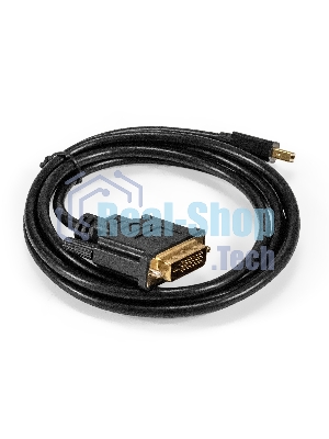 Кабель miniDisplayPort-DVI ExeGate EX-CC-mDPM-DVIM-1.8 (mini20M/25M, 1,8м)