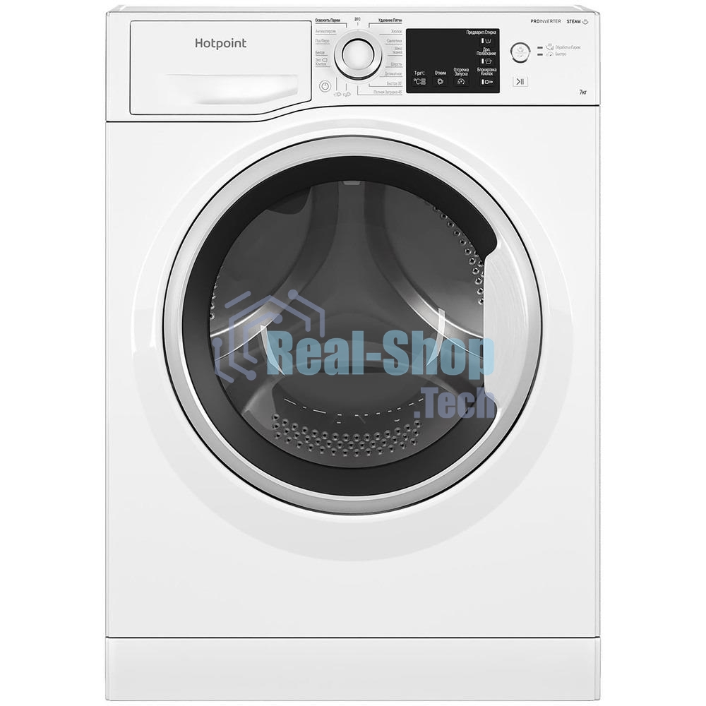 Стиральная машина Hotpoint NSB 7239 W VE RU белый, загр. фронтальная макс.: 7 кг 1200 об/мин класс: А