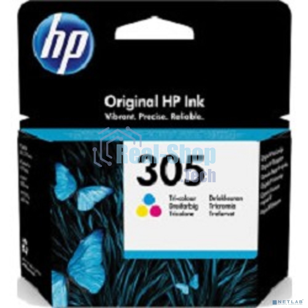 Картридж струйный HP 305 3YM60AE многоцветный (100 стр.) (2мл) для HP DJ 2320/2710/2720