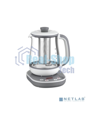 Чайник электрический Tefal BJ551B10 1.5 л, 1430 Вт, белый/серый
