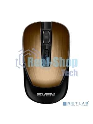 Мышь беспроводная SVEN RX-380W античная бронза, 1600 dpi, радиоканал, USB, кнопки - 4