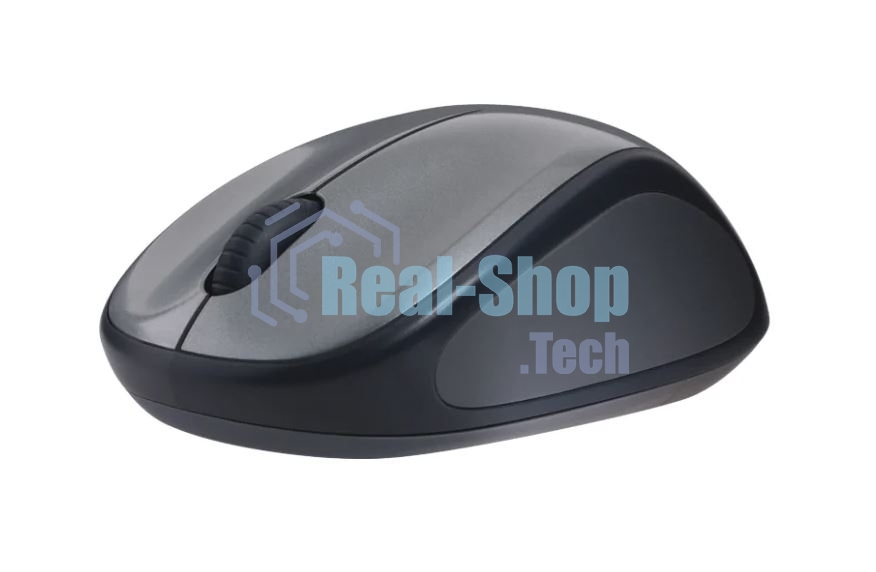 Мышь беспроводная Logitech M235 серый/черный, 1000 dpi, радиоканал, USB, кнопки - 3