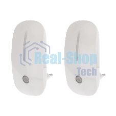 Комплект (2шт./уп.) Ночник светодиодный MOUSE-PAD нейтрального белого цвета с датчиком 