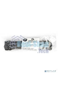 Хомуты-липучки на основе ленты Velcro VT-200x11BK 200 x 11 мм, черные (12 шт.)