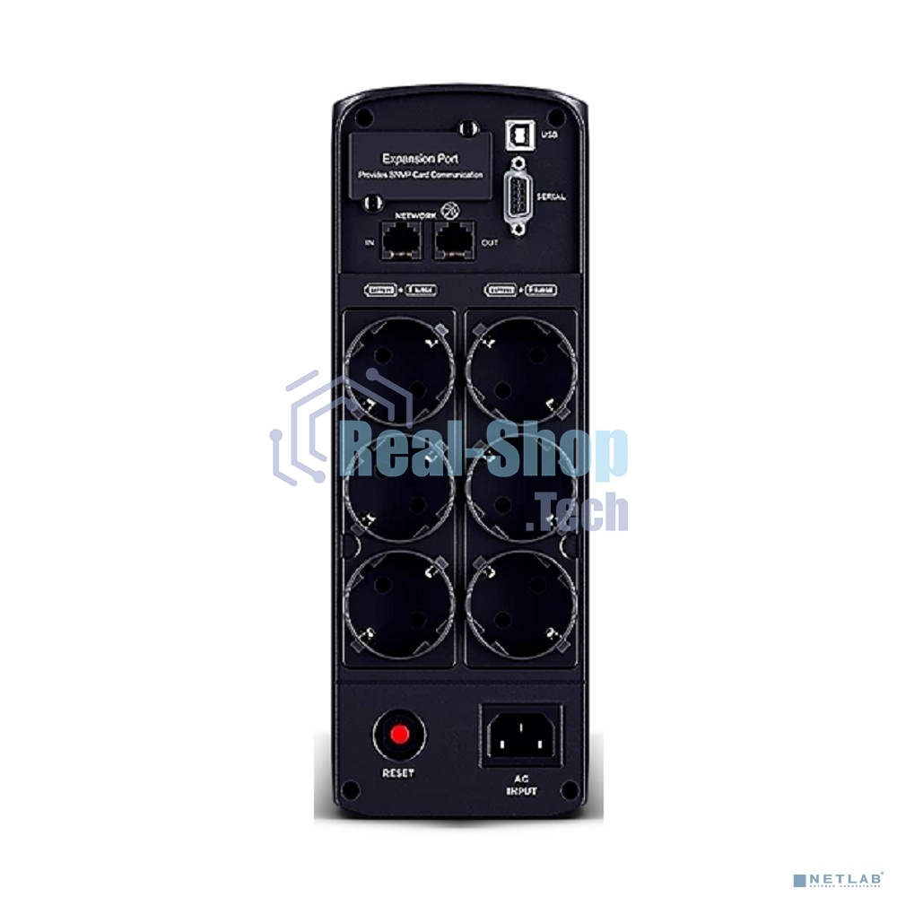 Источник бесперебойного питания Cyberpower CP1350EPFCLCD Line-Interactive 1350VA/810W USB/RS-232/RJ11/45 (6 EURO)