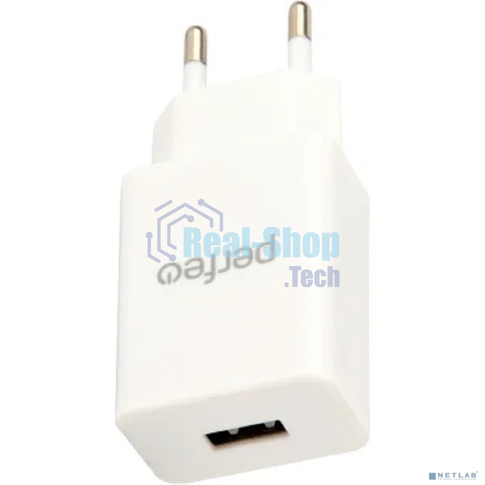 Сетевое зарядное устройство PERFEO с разъемом USB, 1А, белый (I4656)
