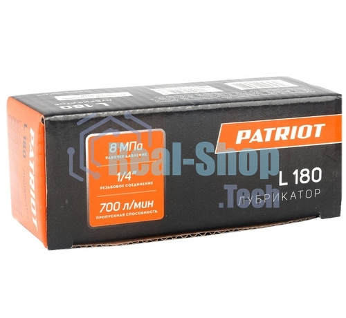 Лубрикатор PATRIOT L 180, 700 л/мин, 8 бар, резьба 1/4