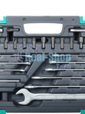 Набор инструментов Stels 14105, 1/2'' 1/4'' CrV пластиковый кейс  82 предм.