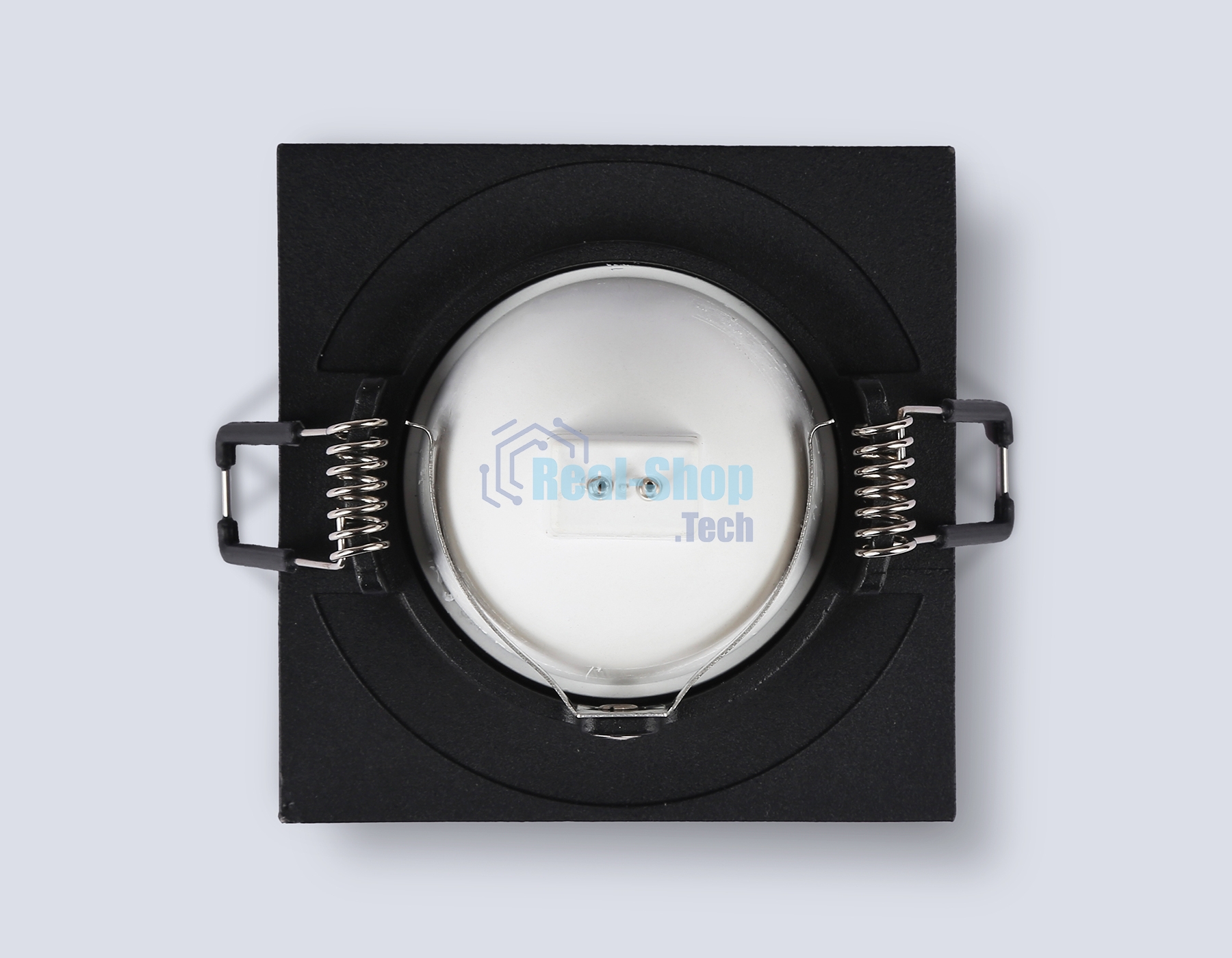 Встраиваемый точечный светильник Ambrella light TN102818 BK черный GU5.3 78*78*28