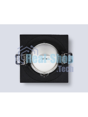 Встраиваемый точечный светильник Ambrella light TN102818 BK черный GU5.3 78*78*28