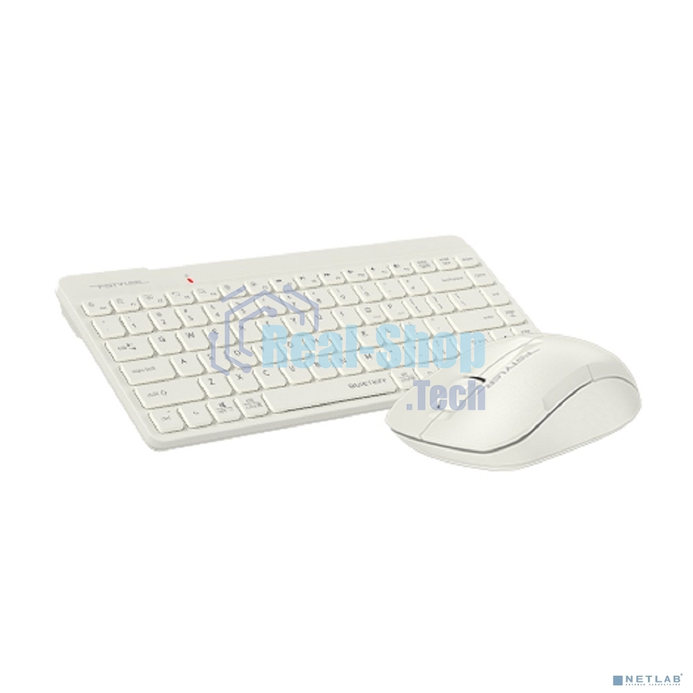 Комплект клавиатура+мышь A4Tech FStyler FG2200 Air2 беспроводной, USB, 1200 DPI, бежевый