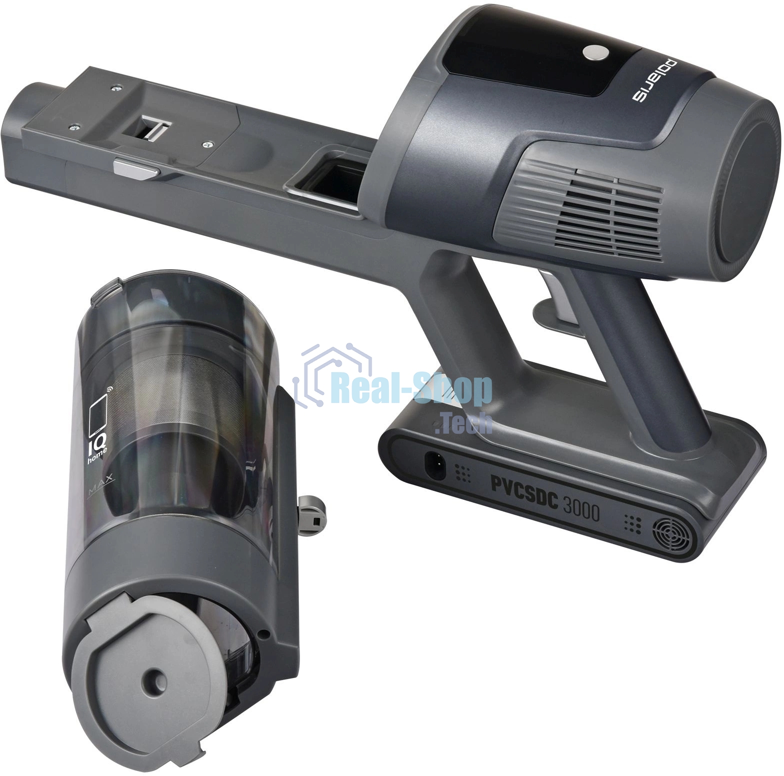 Пылесос Polaris IQ Home PVCSDC 3000 800Вт серый (в компл.:3мешка)