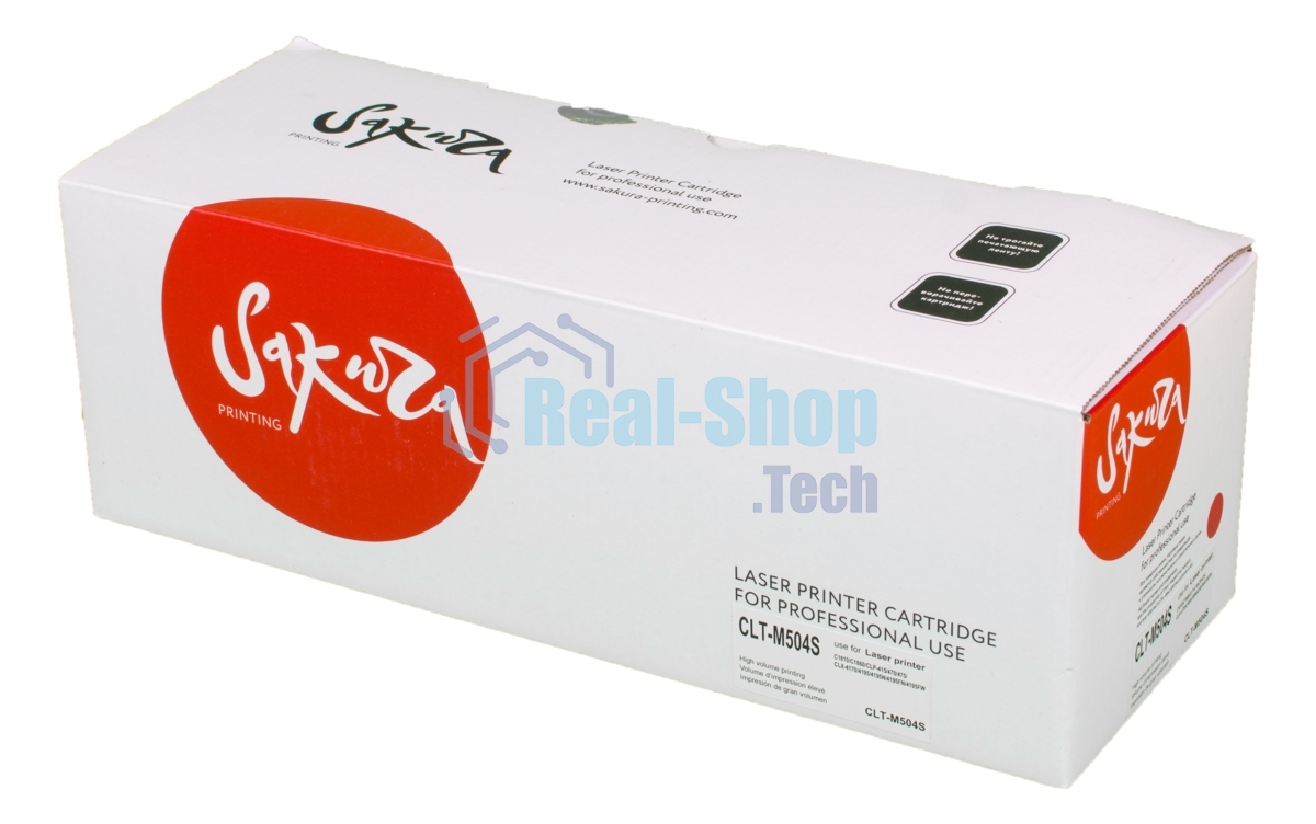 Картридж лазерный Sakura CLTM504S для Samsung CLP-415, CLX-4195, SL-C1810, SL-C1860, пурпурный, 1800 к.