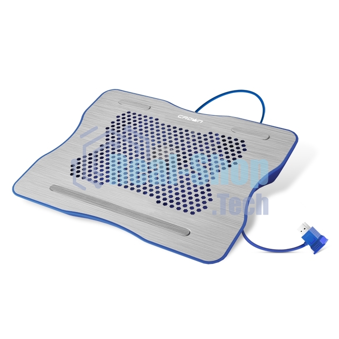 Аксессуар к ноутбуку CROWN Подставка для ноутбука CMLC-1001 silver&blue (до 15,6
