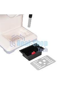 Кофеварка рожковая Hyundai HEM-5300 бежевый/серебристый, исп. кофе - молотый, 1.5 л, 850 Вт, 20 бар