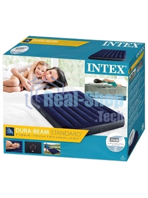 Кровать надувная Full Classic Downy Bed 137х191х25см F (64758) INTEX 6941057412450