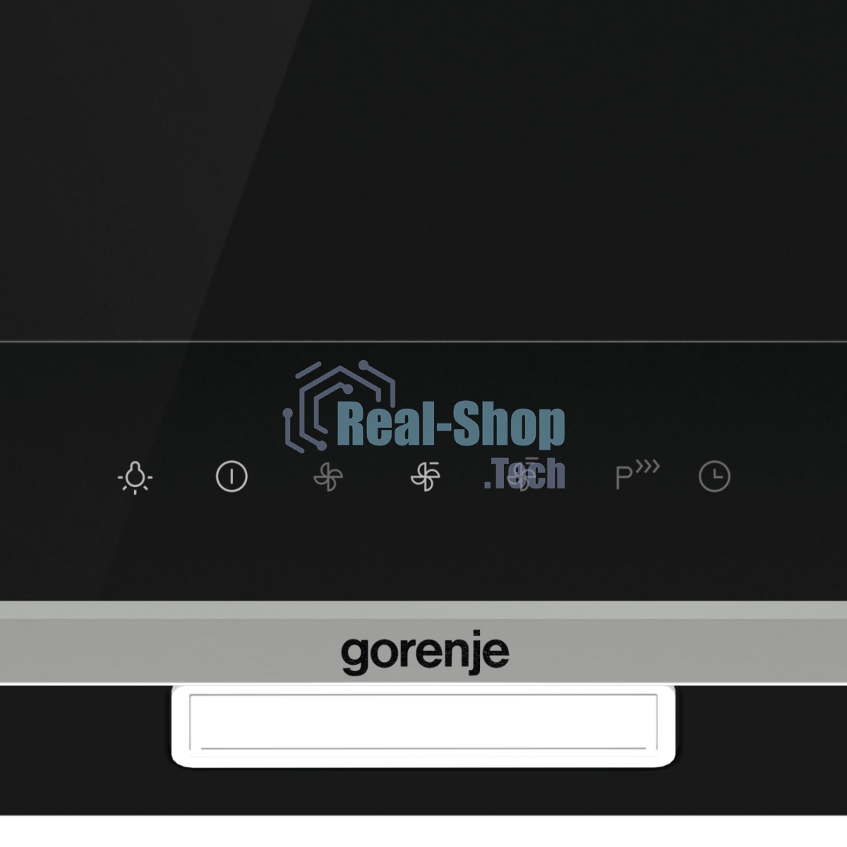 Вытяжка наклонная Gorenje WHI649X21P черный/серебристый, 60 см, 740 куб. м/ч, 67 дБ