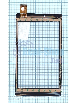 Сенсорное стекло (тачскрин) для Digma Plane 7535E WJ1339-FPC V1.0 черное