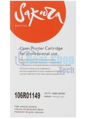 Картридж лазерный Sakura 106R01149 для Xerox Phaser 3500 черный, 12 000 к.