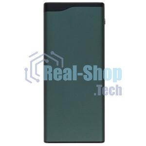 Портативный аккумулятор OLMIO QS-30, 30000mAh, 22.5W, QuickCharge3.0/PowerDelivery, LCD, темно-зеленый
