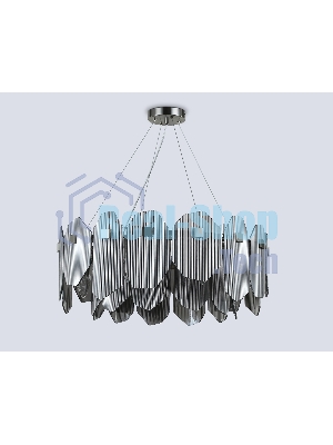 Светильник Ambrella light LH31203/8 SN/SM сатин никель/дымчатый E14*8 max 40W D650*270