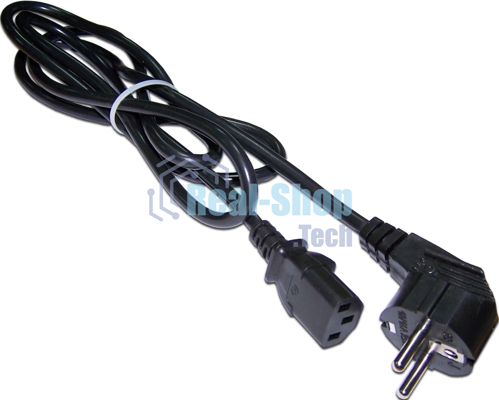 Шнур питания Lanmaster LAN-PP13/SHA-10-BK C13-Schuko проводник.:3x0.75мм2 10м 220В 10А черный