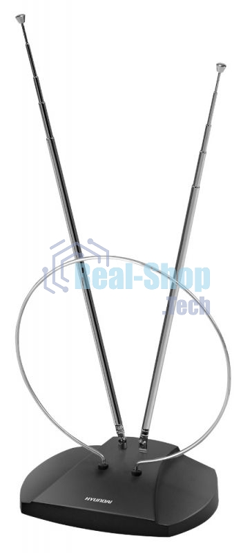 Антенна телевизионная Hyundai H-TAI120 3дБ пассивная черный
