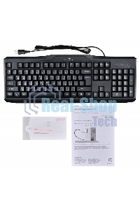 Клавиатура проводная Oklick 170M черный USB (855272)