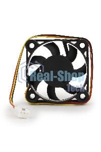 Вентилятор для корпуса Gembird D50SM-12AS черный 50мм 4500rpm 24db 3-pin 827