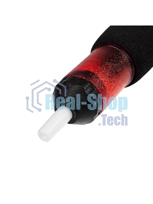 Вакуумный экстрактор припоя Rexant (оловоотсос), пластик, прозрачно-красный