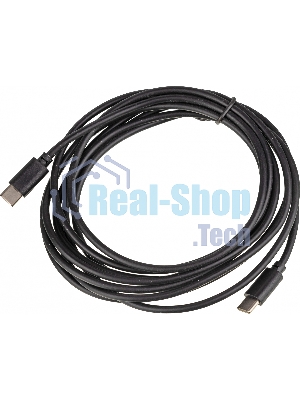 Кабель USB Type-C (m)-USB Type-C (m) 3м черный