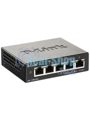 Коммутатор D-Link DGS-1100-05V2/A1A, 5×1 Гбит/с, настраиваемый