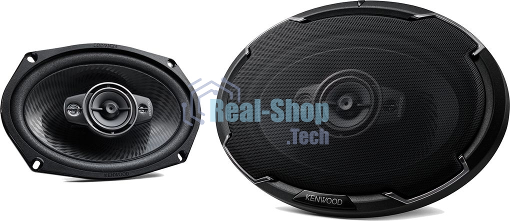 Колонки автомобильные Kenwood KFC-PS6986 600Вт 88дБ 4Ом 15x23см (6x9дюйм) (ком.:2кол.) коаксиальные четырехполосные