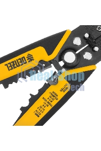 Щипцы для зачистки электропроводов Denzel 0,2-6 мм2, функция обрезания проводов