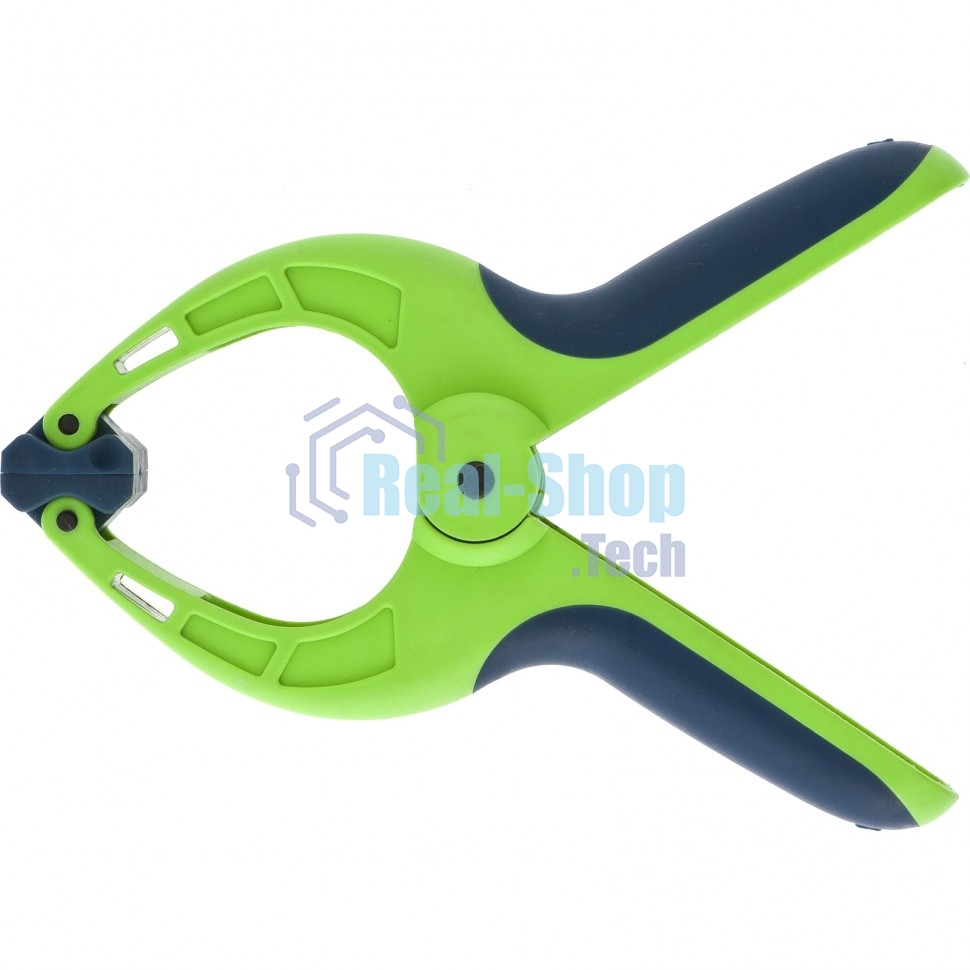 Струбцина Сибртех клещеобразная, пл, корп 2-х комп, рукоятки, усиленная пружина,2-3/4