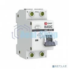 Выключатель автоматический дифференциального тока EKF DA12-32-30-bas 1P+N 32А 30мА тип АС х-ка C эл. 4,5кА АД-12 EKF Basic