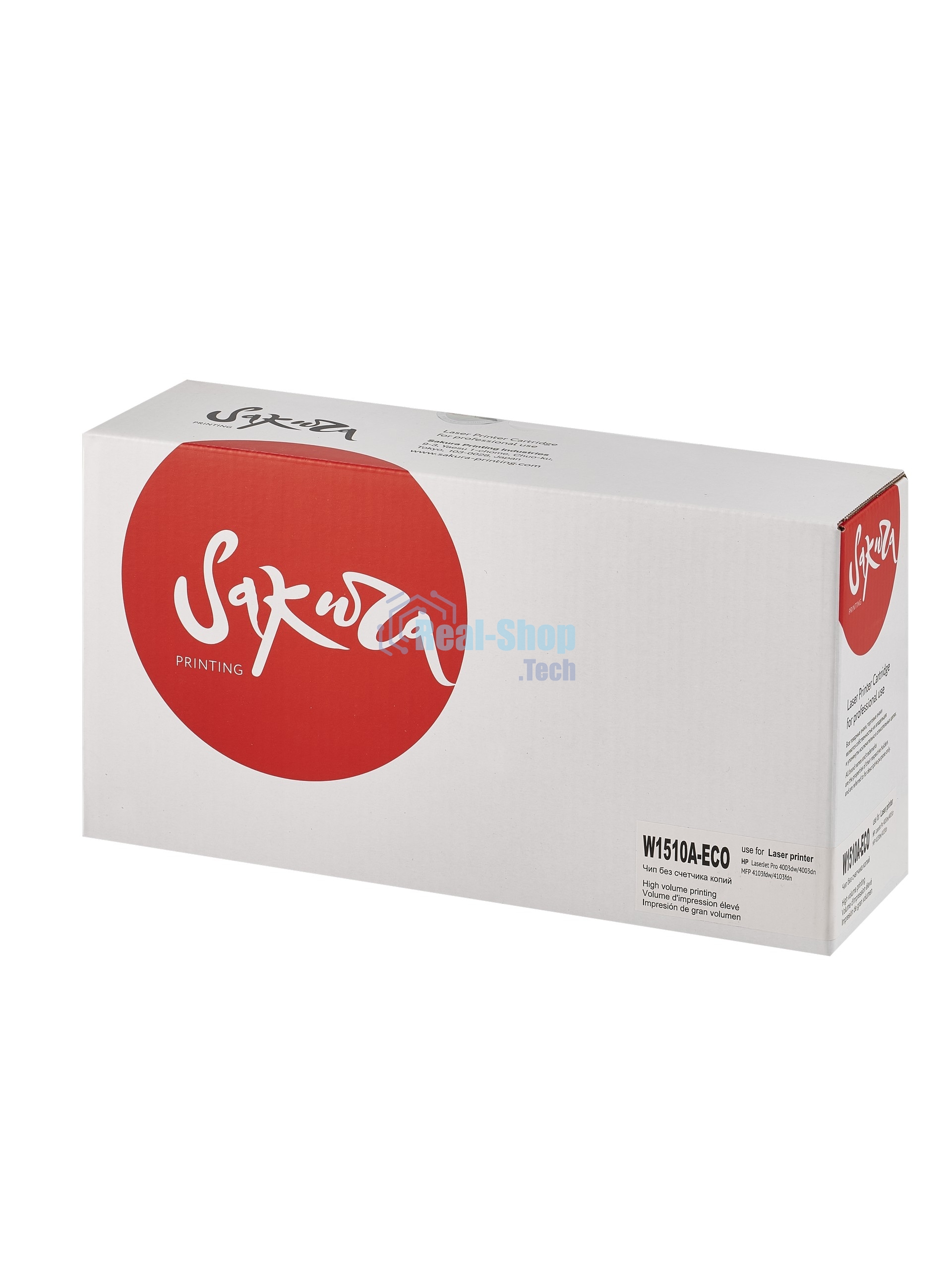 Картридж Sakura W1510A ECO для HP 4003dw/4003dn/4103fdw/4103fdn, черный, 3050 к. (чип без счетчика копий)