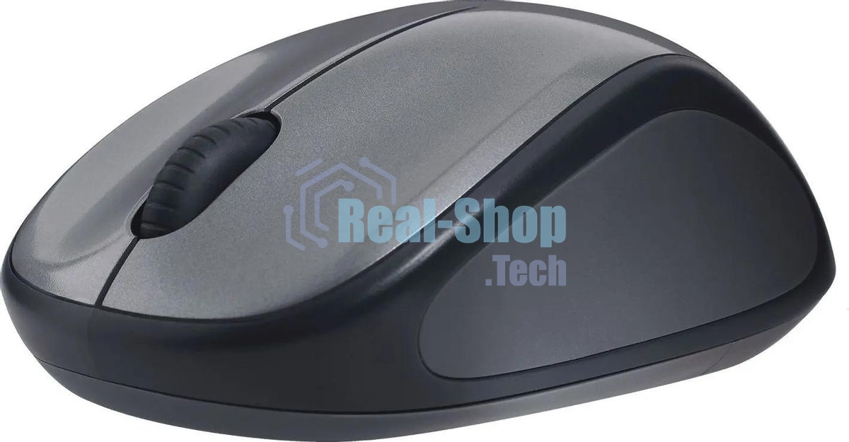 Мышь беспроводная Logitech M235 серый/черный, 1000 dpi, радиоканал, USB, кнопки - 3