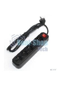 Сетевой фильтр 5bites SP5B-350 5S/3*1.5MM2/16A/ABS/5M/черный