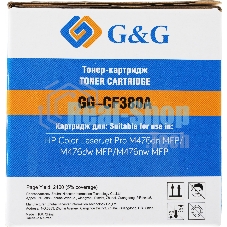 Картридж лазерный G&G GG-CF380A черный (2400 стр.) для HP LJ Pro M476dn/M476nw/M476dw