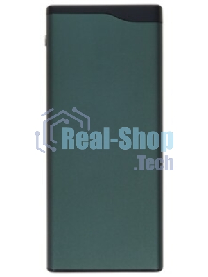 Портативный аккумулятор OLMIO QS-30, 30000mAh, 22.5W, QuickCharge3.0/PowerDelivery, LCD, темно-зеленый