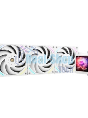 Система жидкостного охлаждения Thermalright Elite Vision 360 (360mm, LED, White, ARGB/Fans: 3x120mm, 69CFM, 27dBA, 2150RPM/Pump height 63mm, Rad thickness 27mm/S: 1700, 1200, 1851, 115X, 2011, 2066, AM5, AM4)
