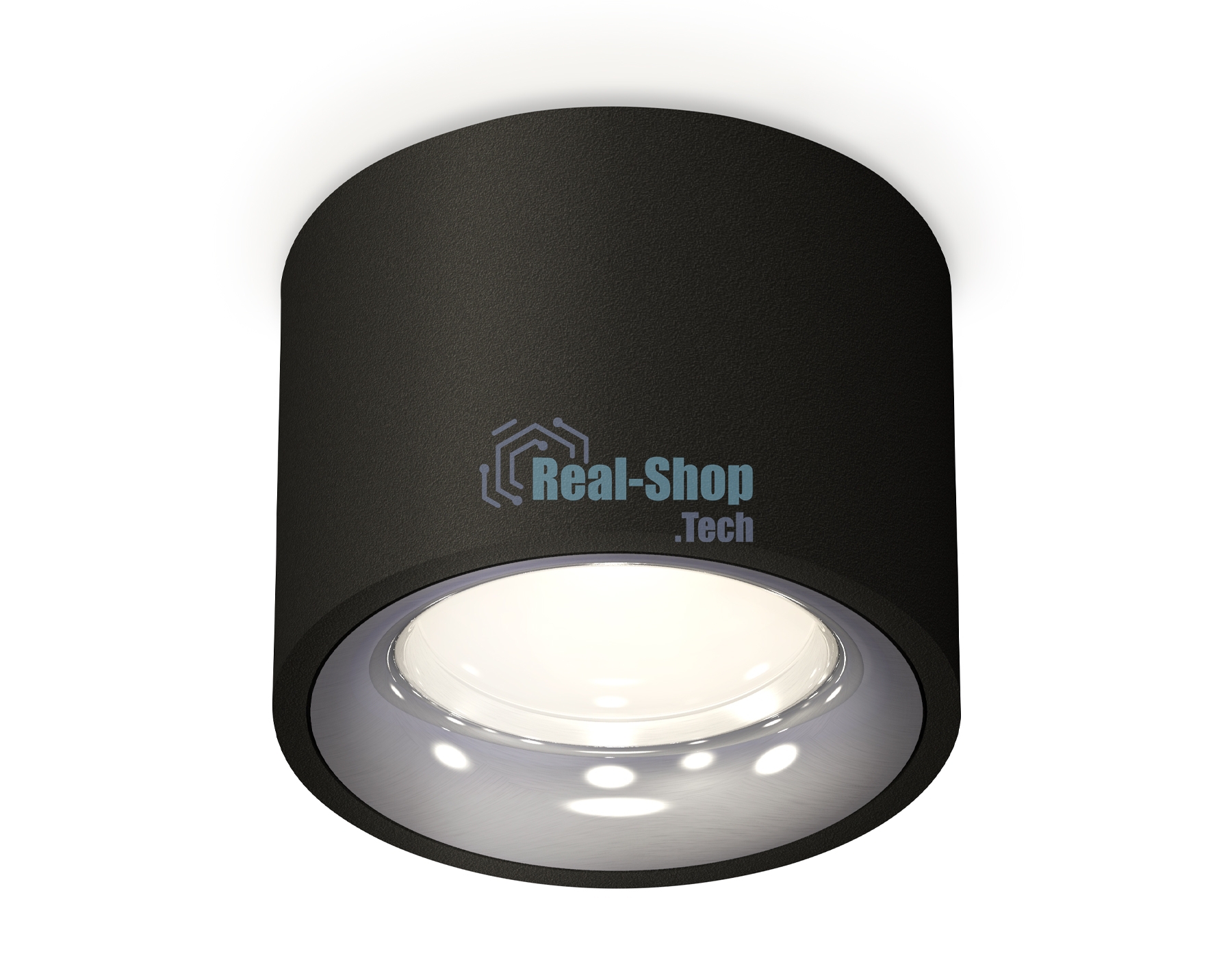 Светильник Ambrella Light XS7511022 SBK/PSL черный песок/серебро полированное MR16 GU5.3 (C7511, N7012)