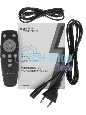 Колонка портативная Ural Молния 10000 черный 1000W 1.1 BT/3.5Jack/USB-C 20м 8000mAh