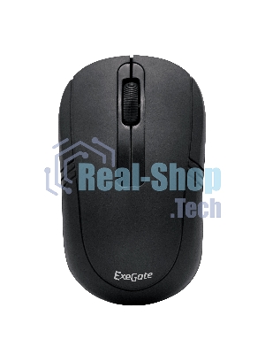 Мышь беспроводная ExeGate Professional Standard SR-9021 черный, 1200 dpi, радиоканал, USB, кнопки - 3