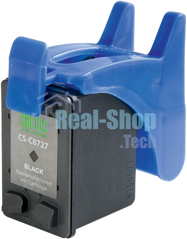 Картридж струйный Cactus CS-C8727 №27 черный (20 мл) для HP DeskJet 3320, 3420, 3520, 3535, 3550, 3645, 3650, 3740, 3840, 5150, OfficeJet 4211, 4251, 4311, 4352, 5600, 5610, PSC 1310, 1340, 1350