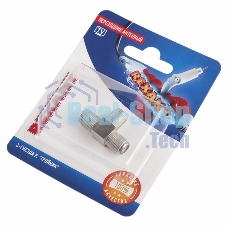 Переходник антенный Rexant 3-гнезда F, тройник, (1 шт.)