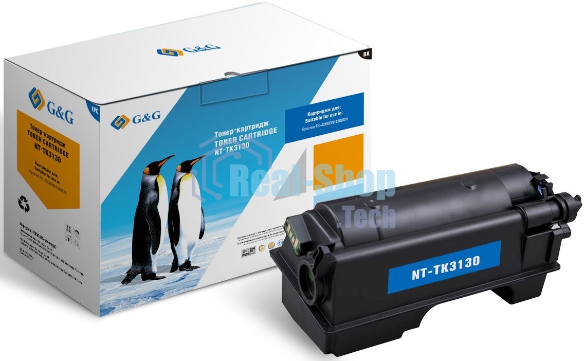 Картридж лазерный G&G NT-TK3130 черный (25000 стр.) для Kyocera FS-4200DN/4300DN